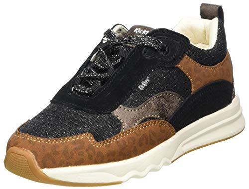 Kickers KIWY CDT Sneaker, Noir Leopard, 31 EU von Kickers