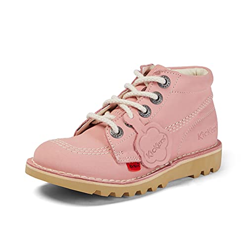 Kickers Kick Hi Classic Ankle Boots with Zip | Extra Comfortable | Added Durability | Premium Quality Schulschuhe, Rose, 33 EU von Kickers