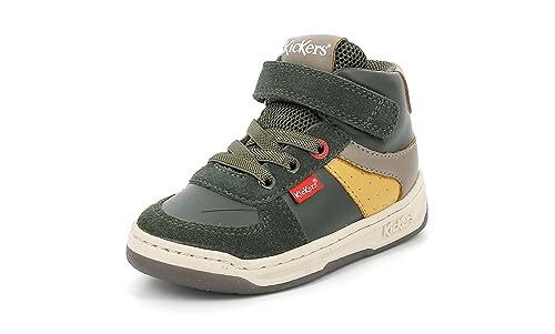 Kickers Kickalien Sneaker, Khaki Gelb Taupe, 30 EU von Kickers