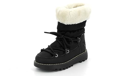 Kickers Kickneosnow Kid Schneestiefel, Schwarz, 27 EU von Kickers