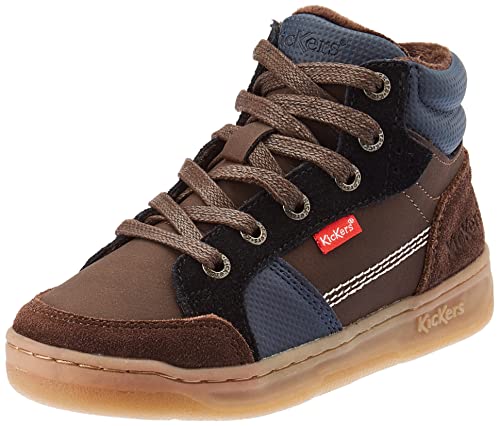 Kickers Kickosta Sneaker, Dunkelbraun Marineblau, 35 EU von Kickers