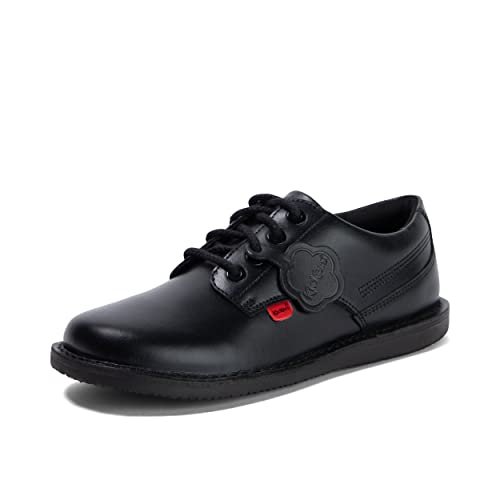 Kickers Kopi Derby Leather Shoes Schuluniform-Schuh, Schwarz, 36 EU von Kickers