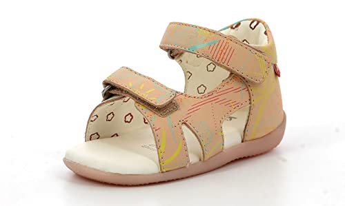 Kickers Mädchen Binsia-2 Sandale Knöchelbandage, Sunshine Rose, 20 EU von Kickers