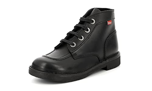 Kickers Unisex-Kinder Kick Col Schlupfstiefel, Schwarz (Noir Piqure 8), 29 EU von Kickers