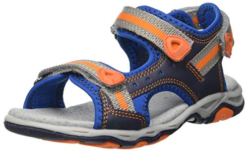 KICKERS Damen Platino Sandale, Marineblau/Orange 53, 36 EU von Kickers