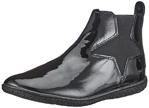 Kickers Vermillon Schlupfstiefel, Schwarz Noir Vernis Perm 83, 35 EU von Kickers