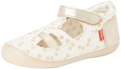 Kickers Sushy Mary Jane Schuh, Blanc Or, 25 EU von Kickers