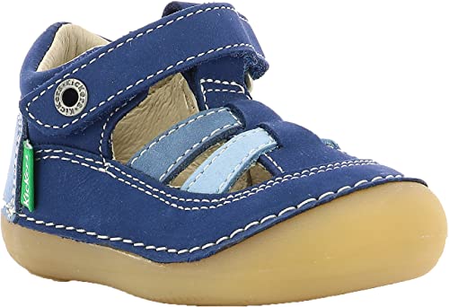 Kickers Sushy Sandalen ,Jungen, Blau (Bleu Tricolore 53), 24 EU von Kickers