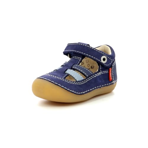 Kickers Sushy Sandalen ,Jungen, Blau (Bleu Tricolore 53), 27 EU von Kickers