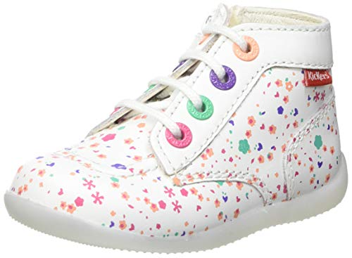 Kickers Unisex Baby Bonzip-2 Stiefelette, Weiß Blossom 33, 22 EU von Kickers