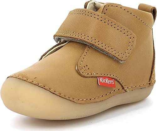 Kickers Jungen Unisex Kinder Sabio Stiefel & Stiefeletten, Helles Camel, 20 EU von Kickers