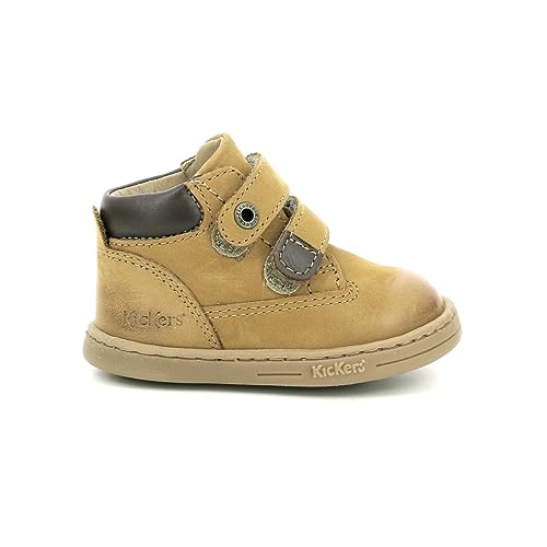 Kickers Unisex Baby Tackeasy Oxford-Schuh, Camel Braun, 19 EU von Kickers