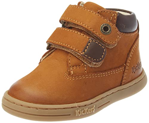 Kickers Unisex Baby Tackeasy Oxford-Schuh, Camel Braun, 23 EU von Kickers