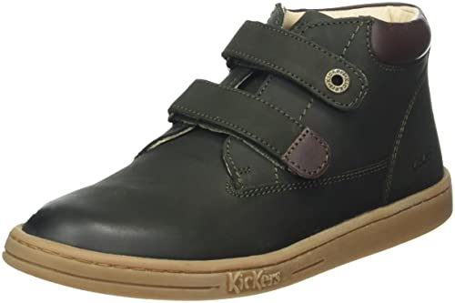 Kickers Jungen Unisex Kinder Tackeasy Oxford-Schuh, kaki, 24 EU von Kickers