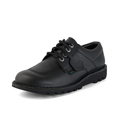 Kickers Unisex Kick Lo Vegan Synt Au Blk Derby, Schwarz, 40 EU von Kickers