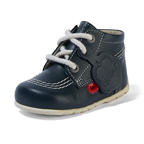 Kickers Unisex Kinder Kick Hi Lederknöchel Stiefelette, Navy von Kickers
