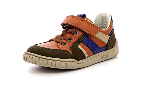 Kickers Jungen Windo Sneaker Mitte oben, Marron Clair Bleu, 26 EU von Kickers