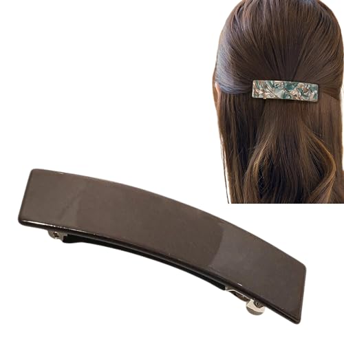 Kicura® - Elegante rechteckige Haarklammer Haarspange für Damen - in verschiedenen Varianten, Ausführung:Elegance - 000027, Anzahl:1 stück (1er Pack) von Kicura