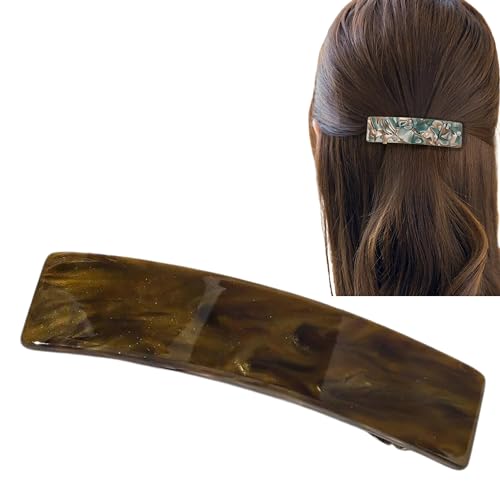 Kicura® - Elegante rechteckige Haarklammer Haarspange für Damen - in verschiedenen Varianten, Ausführung:Elegance - 000036, Anzahl:1 stück (1er Pack) von Kicura