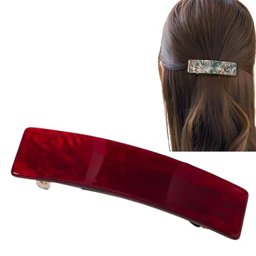 Kicura® - Elegante rechteckige Haarklammer Haarspange für Damen - in verschiedenen Varianten, Ausführung:Elegance - 000038, Anzahl:1 stück (1er Pack) von Kicura