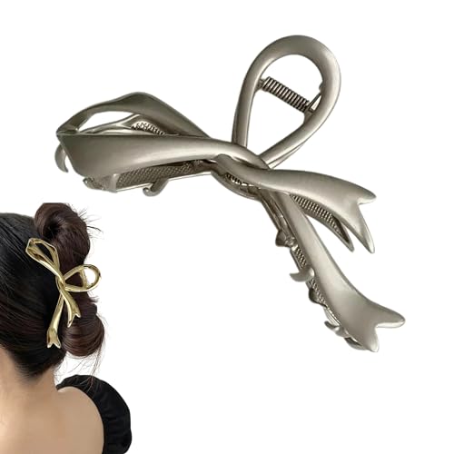 Kicura® - Große Haarklammer Haarspange Loop für Damen - geschwungene zeitlose retro mittelalter Optik, Ausführung:Swash - 000053, Anzahl:1 stück (1er Pack) von Kicura