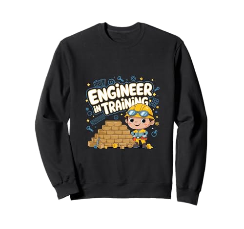 Ingenieur in Ausbildung für Kinder Lustig Fröhlich Sweatshirt Ingenieur in Ausbildung für Kinder Lustig Fröhlich Sweatshirt von Kid Engineer dream career for special day Birthday