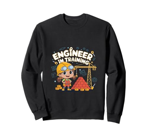Ingenieur in Ausbildung für Mädchen Fröhlich Lustig Sweatshirt Ingenieur in Ausbildung für Mädchen Fröhlich Lustig Sweatshirt von Kid Engineer dream career for special day Birthday