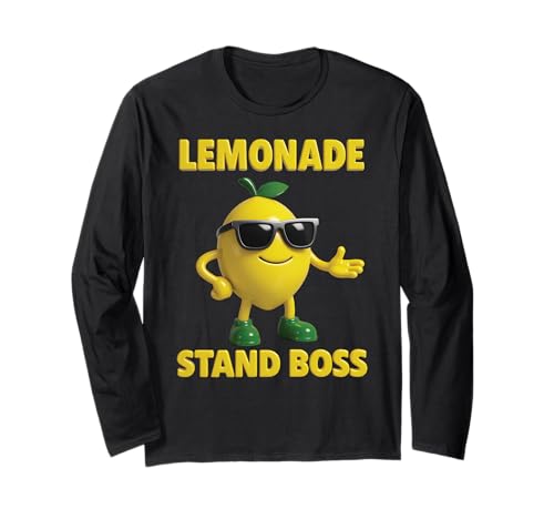Limonade Stand Boss Summer Young Entrepreneur Business Kids Langarmshirt Limonade Stand Boss Summer Young Entrepreneur Business Kids Langarmshirt von Kid Lemonade Hustle Apparel