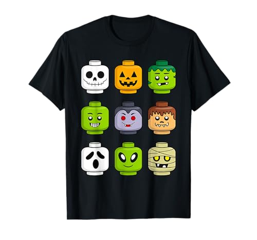 Master Builder Halloween Kostüm Ziegel Kinder Jungen Spielzeug T-Shirt von Kid Master Builder Halloween