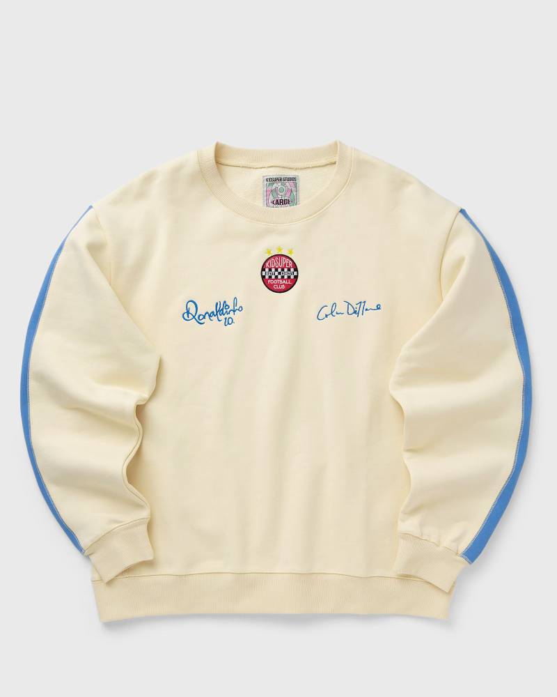 KidSuper Studios X Ronaldinho Crewneck Sweatshirt men Sweatshirts beige in Größe:M von KidSuper Studios
