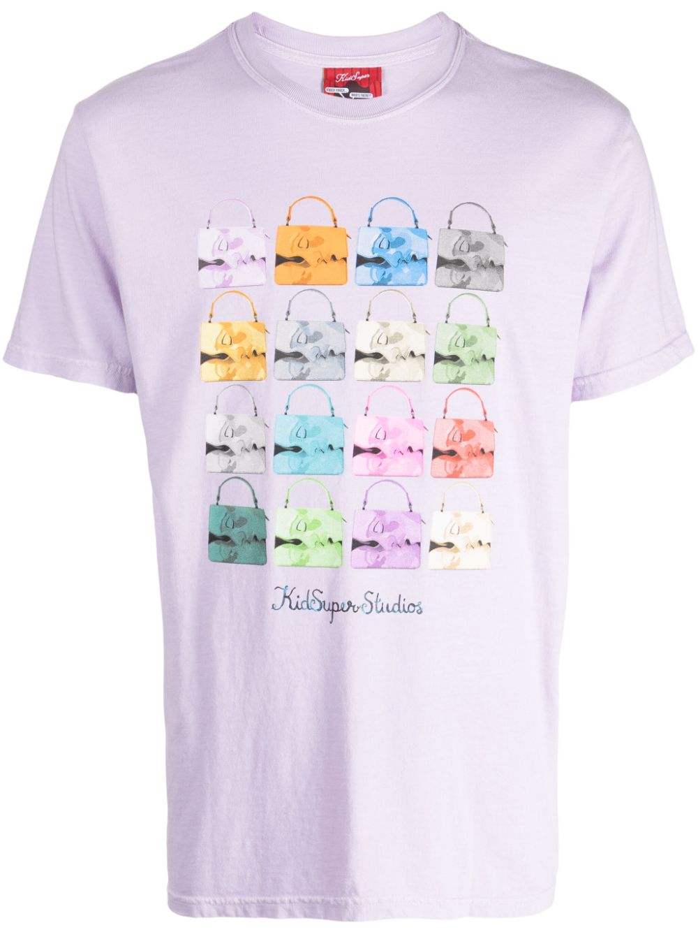 KidSuper T-Shirt mit Kissing Bags-Print - Violett von KidSuper