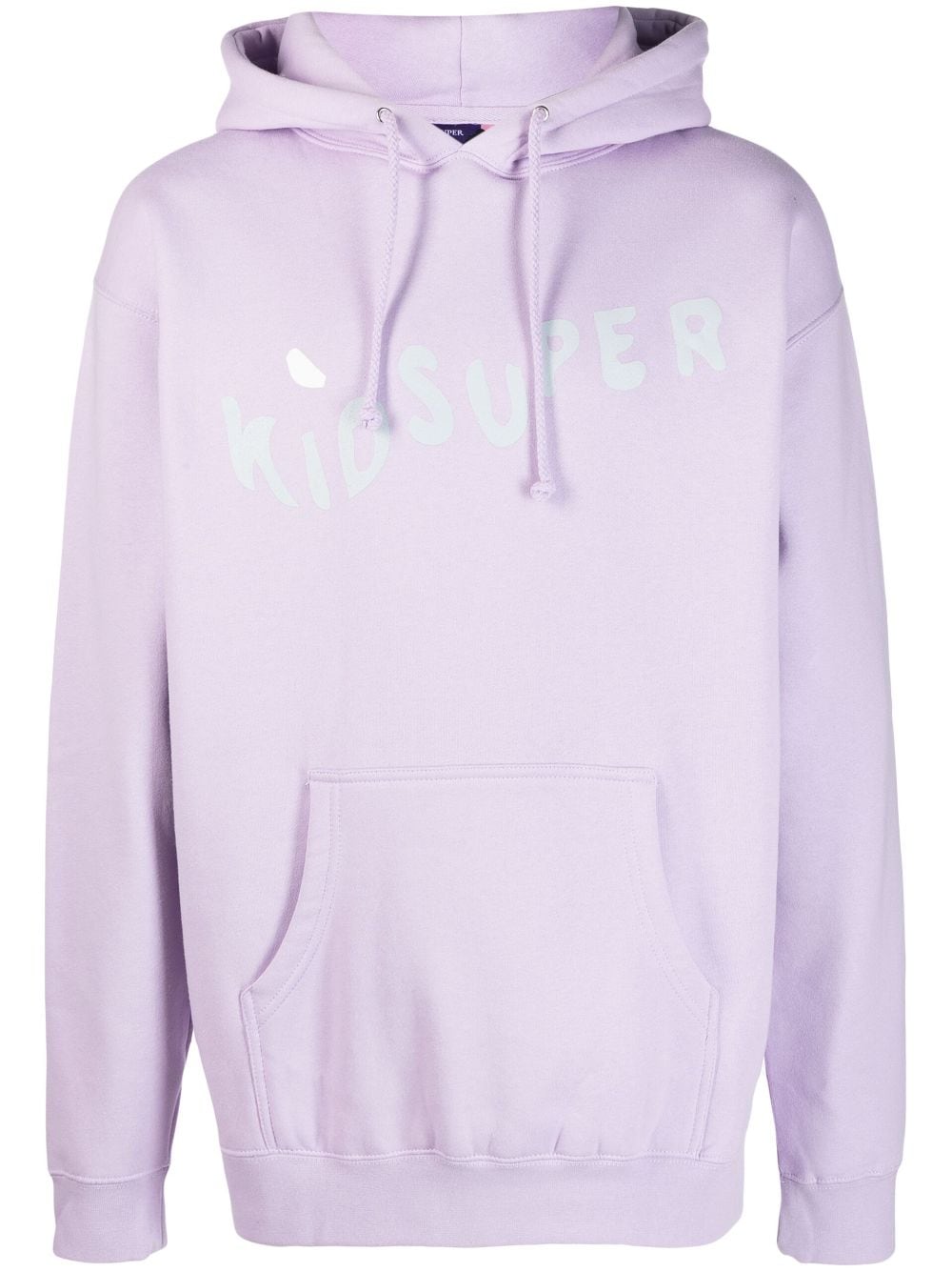 KidSuper Hoodie mit Logo-Print - Violett von KidSuper