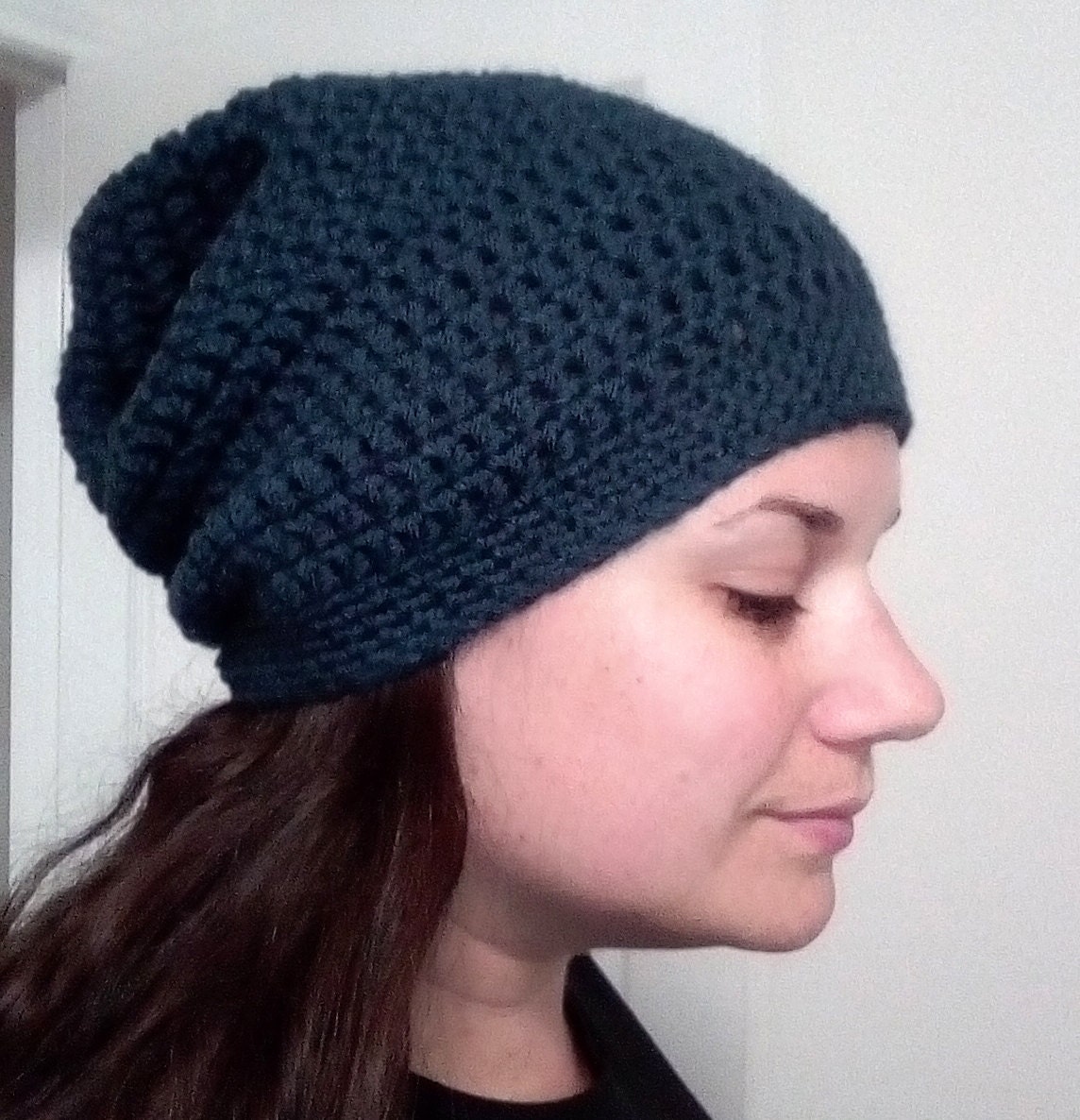 Slouchy Häkelmütze Warme Rodelmütze in Wunschfarbe Slouchy Häkelmütze Warme Rodelmütze in Wunschfarbe von KidaliaKrochet