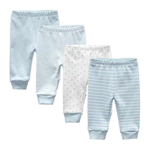 Kiddiezoom Unisex-Babyhose mit kurzen Ärmeln, Einteiler, Baby-Mützen und Fäustlinge, Himmelblau, 6-9 Monate von Kiddiezoom