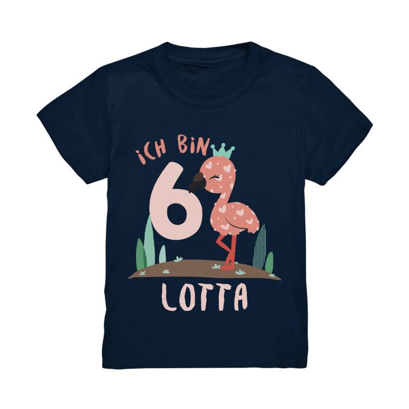 Flamingo Geburtstagsshirt 3. 4. 5. 6. 7. 8. Geburtstag Mädchen T-Shirt Mit Namen Personalisiert Motto Kindergeburtstag Kinder von KiddleDesign