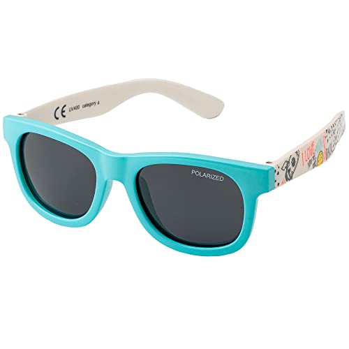 Kiddus Polarisierte Sonnenbrille Baby Mädchen & Baby Jungen, Kinder 8-24 Monate, 100% UV-Schutz, Flexible Rahmen, Reisezubehör von Kiddus