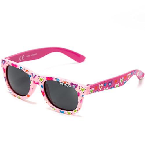 Kiddus Polarisierte Sonnenbrille Baby Mädchen & Baby Jungen, Kinder 8-24 Monate, 100% UV-Schutz, Flexible Rahmen, Reisezubehör von Kiddus