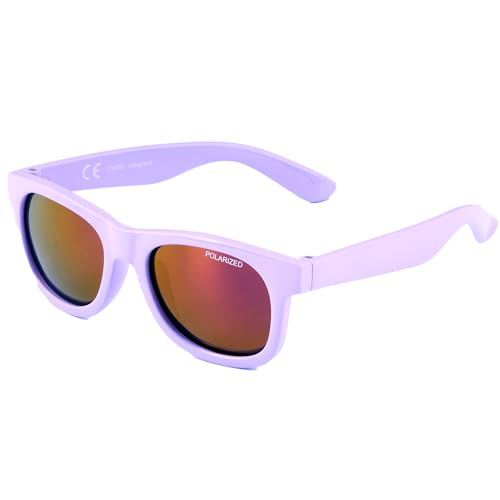 Kiddus Polarisierte Sonnenbrille Baby Mädchen & Baby Jungen, Kinder 8-24 Monate, Kindersonnenbrille 1 Jahre, 100% UV-Schutz, Flexible Rahmen, Reisezubehör von Kiddus