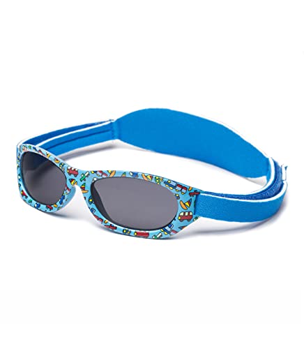 Kiddus Baby Sonnenbrille für Kleinkinder, Jungen und Mädchen, Ab 6 Monate bis 2 Jahre, 100% Sonnenfilterschutz UV400, Verstellbarer weicher Riemen, BPA-frei, Reisezubehor von Kiddus