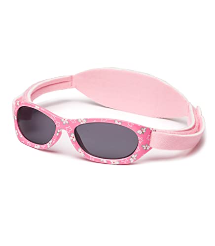 Kiddus Baby Sonnenbrille für Kleinkinder, Jungen und Mädchen, Ab 6 Monate bis 2 Jahre, 100% Sonnenfilterschutz UV400, Verstellbarer weicher Riemen, BPA-frei, Reisezubehor von Kiddus