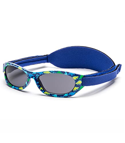 Kiddus Baby Sonnenbrille für Kleinkinder, Jungen und Mädchen, Ab 6 Monate bis 2 Jahre, 100% Sonnenfilterschutz UV400, Verstellbarer weicher Riemen, BPA-frei, Reisezubehor von Kiddus