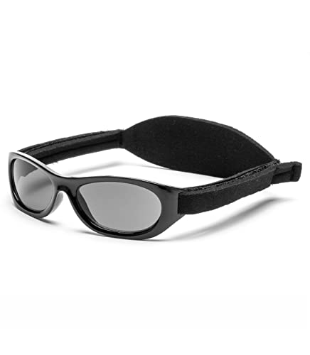 Kiddus Baby Sonnenbrille für Kleinkinder, Jungen und Mädchen, Ab 6 Monate bis 2 Jahre, 100% Sonnenfilterschutz UV400, Verstellbarer weicher Riemen, BPA-frei, Reisezubehor von Kiddus