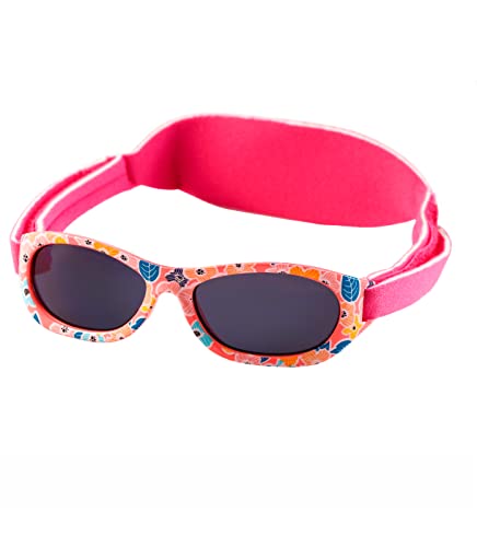 Kiddus Baby Sonnenbrille für Neugeborene, Jungen und Mädchen. Ab 0 Monate bis 2 Jahre. 100% Sonnenfilterschutz UV400 Verstellbarer weicher Riemen. BPA-frei. Mit Verschiedenen Mustern von Kiddus