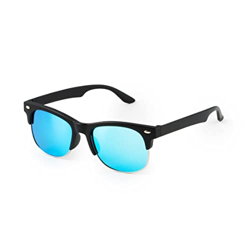 Kiddus POLARISIERTE Sonnenbrille für Jungen und Mädchen. Ab 6 Jahren. UV400 100% Schutz gegen Ultraviolette Sonnenstrahlen. Entworfen in Barcelona von Kiddus