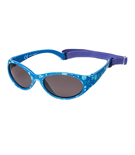 Kiddus Sonnenbrille für Kinder Mädchen Jungen. Alter ab 2 Jahren. UV400 Sonnenfilter. CAT 3. Aus Gummi. BPA-Frei. Verstellbares und abnehmbares Band von Kiddus