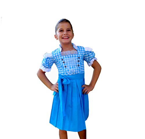 2tlg. Kinderdirndl Set Türkis K1001 /116 von Kiddy Tracht