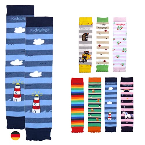 Kiddylegs® Baby- und Kinderstulpen Premium aus Bio-Baumwolle kbA (Leuchtturm) von Kiddylegs