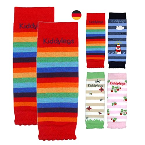 Kiddylegs® Babystulpen Premium Mini Beinwärmer für Neugeborene (Regenbogen) von Kiddylegs