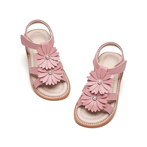 Kiderence Kleinkind Mädchen Sandalen Kleine Mädchen Kinder Sommerschuhe Kleinkind Rosa Sandalen Größe 28 von Kiderence