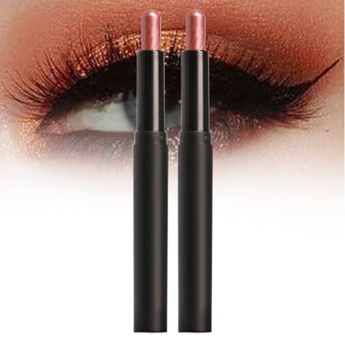 Eye Shadow Pen, Wasserfester Lidschattenstift Shimmer Cream Eyeshadow Pen Erstellen Sie glitzerndes Augen-Make-up, einfach zu verwenden (#12) von Kidmis